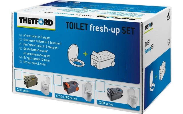 Thetford Fresh-Up Set C220 Serie Toiletten-Aufbereitungsset 3 Thetford Fresh-Up Set C220 Serie Toiletten-Aufbereitungsset