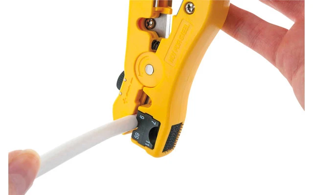 InnTec Abisolierzange Mit Integrierter Cutter-Klinge 4 InnTec Abisolierzange Mit Integrierter Cutter-Klinge – Bild 2