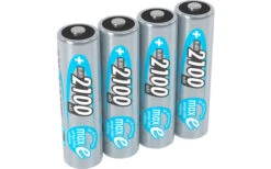 Ansmann Mignon AA 1,2 V / 2.100 MAh Akkubatterie Wiederaufladbar (4er Pack)