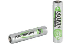 Ansmann Solar Micro AAA 1,2 V / 550 MAh NiMH Akkubatterie Wiederaufladbar (2er Pack)