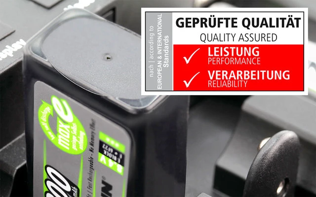 Ansmann 9 V E-Block 200 MAh NiMH Akkubatterie Wiederaufladbar 3 Ansmann 9 V E-Block 200 MAh NiMH Akkubatterie Wiederaufladbar