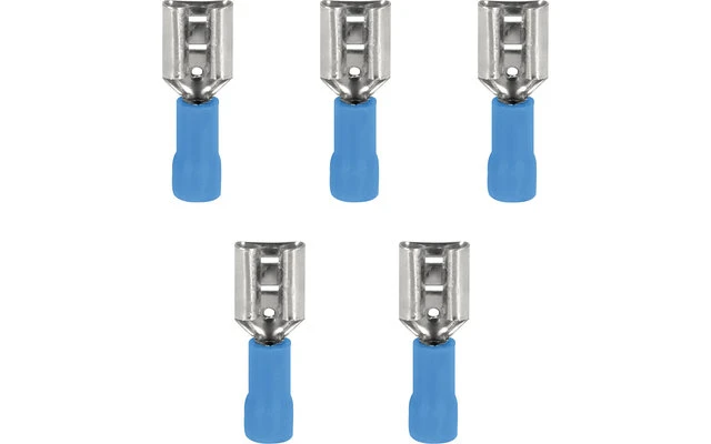 InnTec Flachsteckhülsen Gelb 6,3 Mm (5er Set) 3 InnTec Flachsteckhülsen Gelb 6,3 Mm (5er Set)