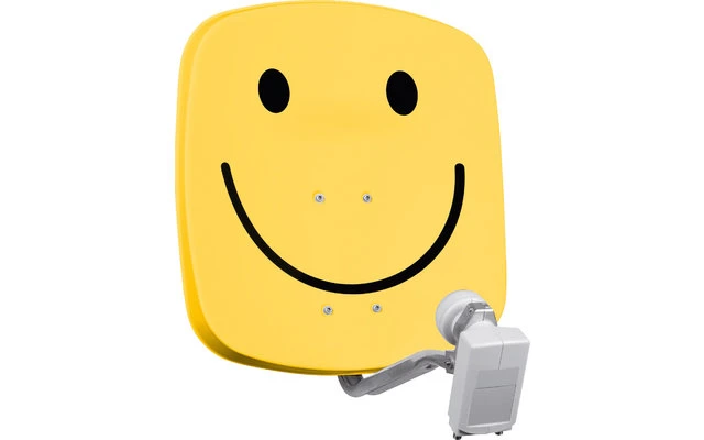 Technisat Set DigiDish 45 Sat-Antenne (Twin-LNB) Mit Digit S3 HD SAT-Receiver Smiley 7 Technisat Set DigiDish 45 Sat-Antenne (Twin-LNB) Mit Digit S3 HD SAT-Receiver Smiley – Bild 5