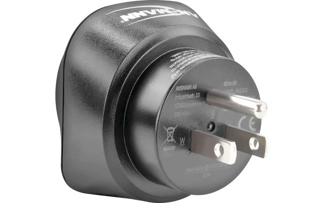 Ansmann Reisestecker / Adapter EU To US 6 Ansmann Reisestecker / Adapter EU To US – Bild 4