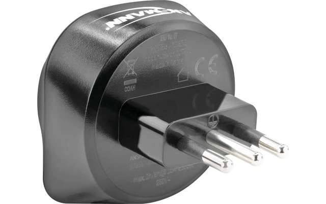 Ansmann Reisestecker / Adapter EU To IT 6 Ansmann Reisestecker / Adapter EU To IT – Bild 4