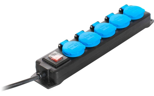 Profi Verteiler Steckdosenleiste 5-fach IP44 3 Profi Verteiler Steckdosenleiste 5-fach IP44