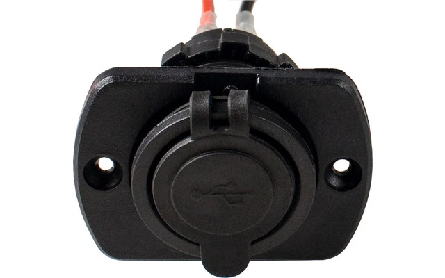 USB Einbau-Dose 2-fach Schwarz 3 USB Einbau-Dose 2-fach Schwarz