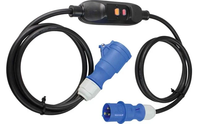 CEE-Adapterleitung Mit Personenschutz-Zwischenschalter 3 CEE-Adapterleitung Mit Personenschutz-Zwischenschalter