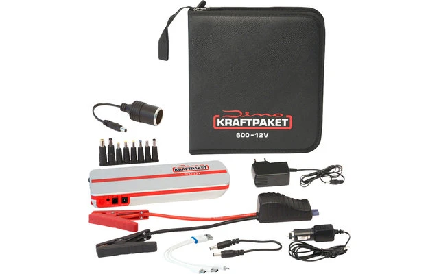 Dino Kraftpaket Starthilfegerät Inkl. Powerbank Und Ladekabel 12 V / 600 A 3 Dino Kraftpaket Starthilfegerät Inkl. Powerbank Und Ladekabel 12 V / 600 A