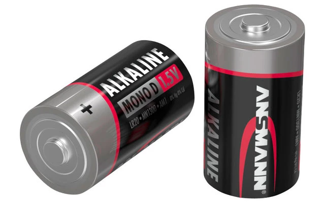 Ansmann Alkaline LR20 Mono D Batterie 1,5 V 2er-Set 4 Ansmann Alkaline LR20 Mono D Batterie 1,5 V 2er-Set – Bild 2