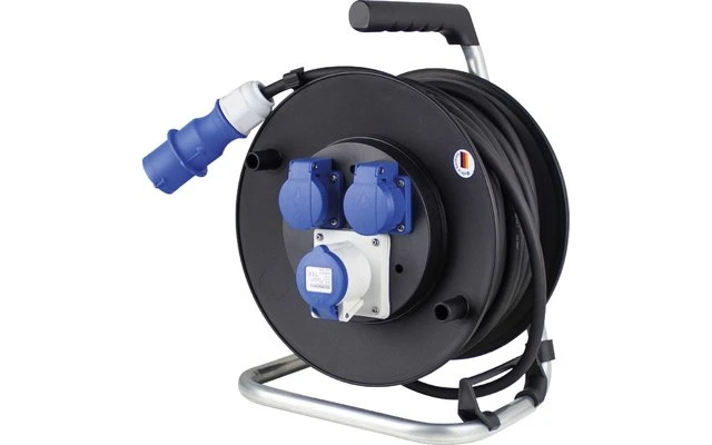 CEE-Kabeltrommel Profi CEE-Stecker Auf CEE-Dose & Schutzkontakt-Dose 3 CEE-Kabeltrommel Profi CEE-Stecker Auf CEE-Dose & Schutzkontakt-Dose