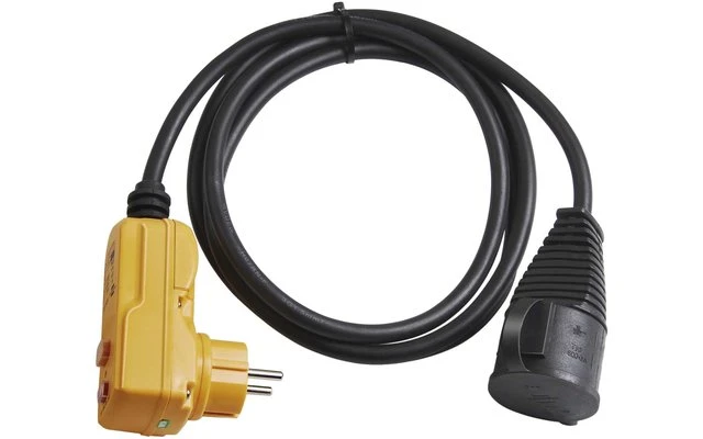 Brennenstuhl Schutzadapterleitung FI Stecker Und Kupplung Schwarz 2m 3 Brennenstuhl Schutzadapterleitung FI Stecker Und Kupplung Schwarz 2m