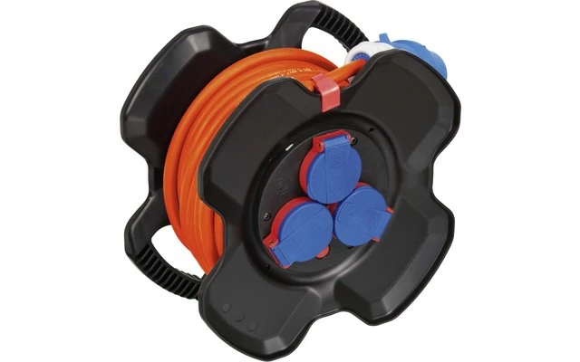 Brennenstuhl CEE-Kabeltrommel X-Gum Orange 10m 4 Brennenstuhl CEE-Kabeltrommel X-Gum Orange 10m – Bild 2