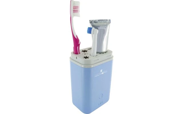 Schwaiger UV-Zahnbürstensterilisator Blau 3 Schwaiger UV-Zahnbürstensterilisator Blau
