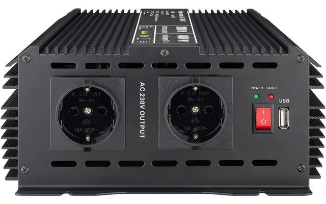 Goobay Spannungswandler 24V / 2000 W 4 Goobay Spannungswandler 24V / 2000 W – Bild 2