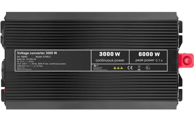 Goobay Spannungswandler 3000 W 6 Goobay Spannungswandler 3000 W – Bild 4