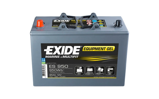 Exide ES 650 Gel-Batterie 12 V / 56 Ah 4 Exide ES 650 Gel-Batterie 12 V / 56 Ah – Bild 2