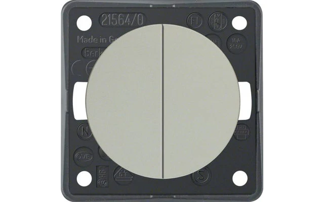 Berker Integro Serientaster 2 Schließer Mit Gemeinsamer Eingangsklemme Polarweiß Glänzend 3 Berker Integro Serientaster 2 Schließer Mit Gemeinsamer Eingangsklemme Polarweiß Glänzend