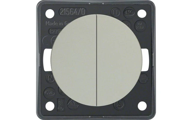 Berker Integro Serientaster 2 Schließer Mit Gemeinsamer Eingangsklemme Polarweiß Glänzend 4 Berker Integro Serientaster 2 Schließer Mit Gemeinsamer Eingangsklemme Polarweiß Glänzend – Bild 2