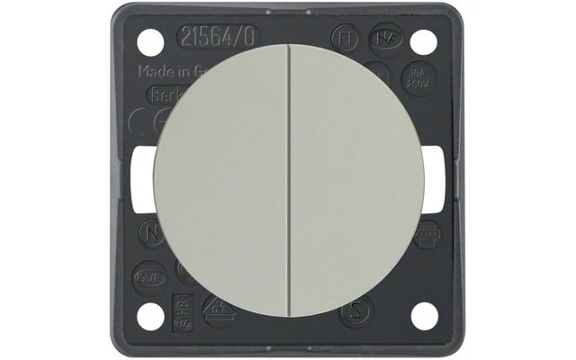 Berker Integro Serientaster 2 Schließer Mit Gemeinsamer Eingangsklemme Polarweiß Glänzend 5 Berker Integro Serientaster 2 Schließer Mit Gemeinsamer Eingangsklemme Polarweiß Glänzend – Bild 3