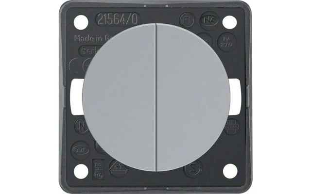 Berker Integro Serientaster 2 Schließer Mit Gemeinsamer Eingangsklemme Braun Matt 7 Berker Integro Serientaster 2 Schließer Mit Gemeinsamer Eingangsklemme Braun Matt – Bild 5