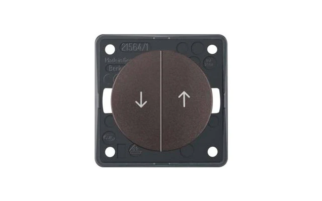 Berker Integro Jalousie-Serientaster Mit Aufdruck Symbol Pfeile Edelstahl Matt Lackiert 6 Berker Integro Jalousie-Serientaster Mit Aufdruck Symbol Pfeile Edelstahl Matt Lackiert – Bild 4