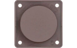 Berker Integro Blindverschluss Edelstahl Matt Lackiert