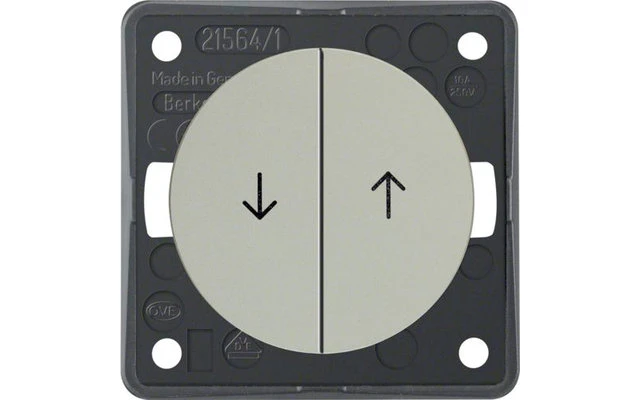 Berker Integro Jalousie-Serientaster Mit Aufdruck Symbol Pfeile Edelstahl Matt Lackiert 7 Berker Integro Jalousie-Serientaster Mit Aufdruck Symbol Pfeile Edelstahl Matt Lackiert – Bild 5