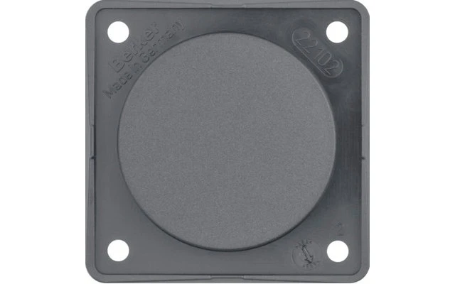 Berker Integro Blindverschluss Edelstahl Matt Lackiert 4 Berker Integro Blindverschluss Edelstahl Matt Lackiert – Bild 2