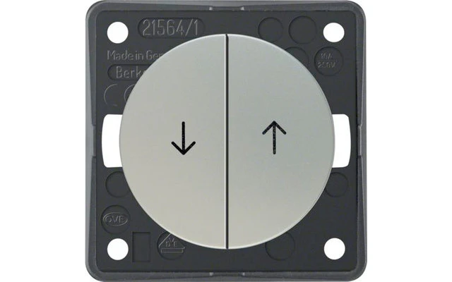 Berker Integro Jalousie-Serientaster Mit Aufdruck Symbol Pfeile Edelstahl Matt Lackiert 5 Berker Integro Jalousie-Serientaster Mit Aufdruck Symbol Pfeile Edelstahl Matt Lackiert – Bild 3