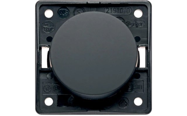 Berker Integro Taster Schließer Mit Schraubklemmen Granit Schwarz 8 Berker Integro Taster Schließer Mit Schraubklemmen Granit Schwarz – Bild 6