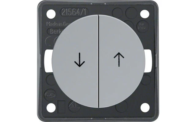Berker Integro Jalousie-Serientaster Mit Aufdruck Symbol Pfeile Anthrazit Matt 9 Berker Integro Jalousie-Serientaster Mit Aufdruck Symbol Pfeile Anthrazit Matt – Bild 7