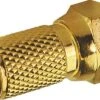 Schwaiger F-Aufdrehstecker (Ø 7 Mm) Vergoldet 1 Stück -Reich || Truma || Dometic Verkaufsgeschäft 501686 3318131
