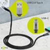 Goobay DAT USB-C Auf USB-A Textilkabel 0,5 M 2 Goobay DAT USB-C Auf USB-A Textilkabel 0,5 M -Reich || Truma || Dometic Verkaufsgeschäft 509712 3331833