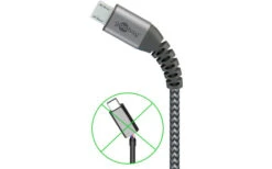 Goobay DAT Micro USB Auf USB-A Textilkabel 0,5 M 15 Goobay DAT Micro USB Auf USB-A Textilkabel 0,5 M -Reich || Truma || Dometic Verkaufsgeschäft 509787 3331605