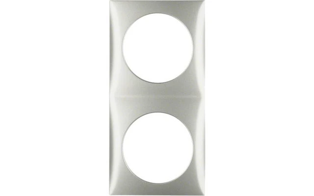 Berker Integro Rahmen 2fach Edelstahl Matt Lackiert 3 Berker Integro Rahmen 2fach Edelstahl Matt Lackiert