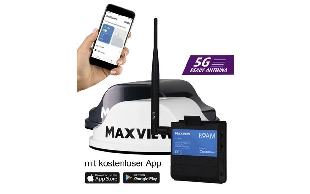 Maxview Roam Mobile 4G/5G WiFi-Antenne Inkl. Router Anthrazit 7 Maxview Roam Mobile 4G/5G WiFi-Antenne Inkl. Router Anthrazit – Bild 5