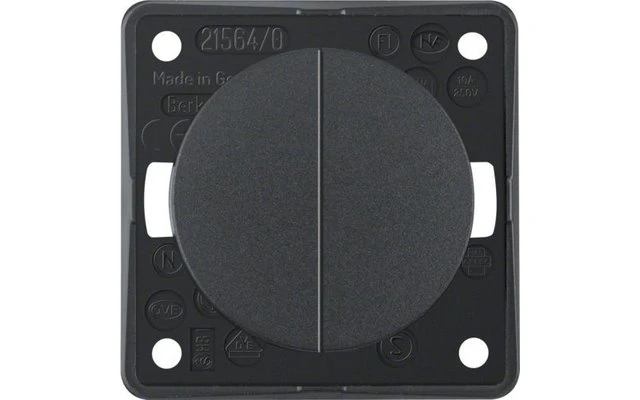 Berker Integro Serientaster 2 Schließer Mit Gemeinsamer Eingangsklemme Braun Matt 9 Berker Integro Serientaster 2 Schließer Mit Gemeinsamer Eingangsklemme Braun Matt – Bild 7