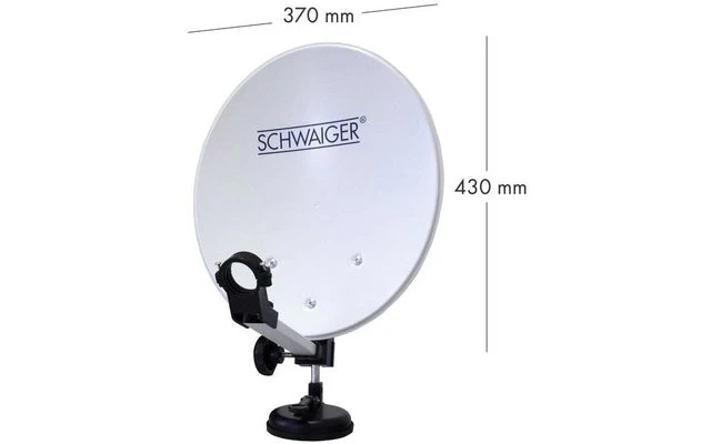 SAT-Anlage Im Koffer, 35 Cm Single LNB 3 SAT-Anlage Im Koffer, 35 Cm Single LNB