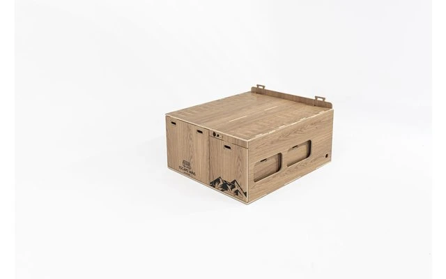 Escape Vans Tour Box XL Klapptisch / Bett / Schublade Box VW Caravelle / Multivan / Transporter T6 / T6.1 Oak 4 Escape Vans Tour Box XL Klapptisch / Bett / Schublade Box VW Caravelle / Multivan / Transporter T6 / T6.1 Oak – Bild 2