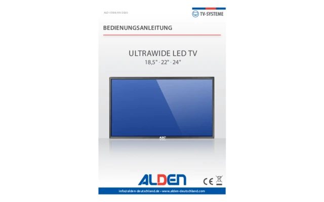 Alden PLA621-G30-240DT Satelliten TV Set Bestehend Aus Planar Flachantenne Mit S.S.C. HD Steuergerät Sowie Ultrawide TV 24 Zoll 3 Alden PLA621-G30-240DT Satelliten TV Set Bestehend Aus Planar Flachantenne Mit S.S.C. HD Steuergerät Sowie Ultrawide TV 24 Zoll