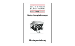 Büttner Elektronik MT SM 75 MC Slim Solar-Panel Black Line 75 W
