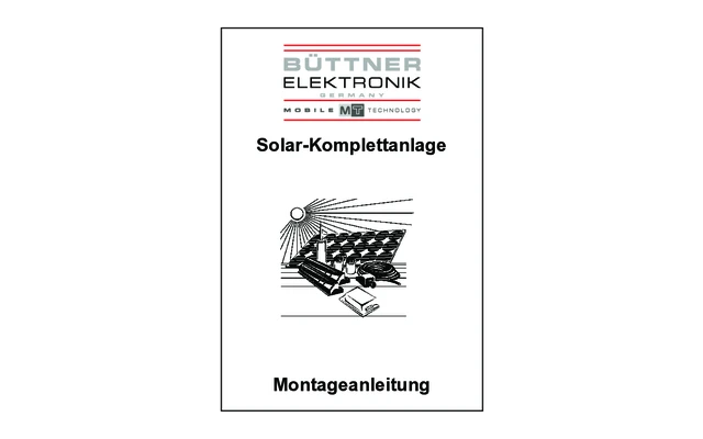 Büttner Elektronik MT SM 75 MC Slim Solar-Panel Black Line 75 W 3 Büttner Elektronik MT SM 75 MC Slim Solar-Panel Black Line 75 W