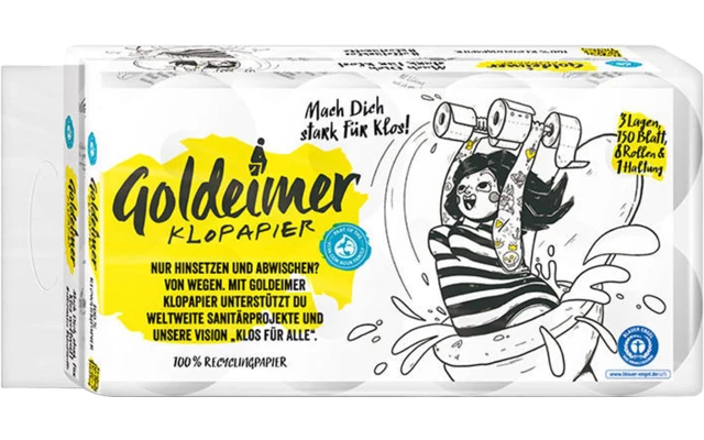 Goldeimer Klopapier 3 Goldeimer Klopapier