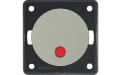 Berker Integro Kontrollwippschalter Chrom Matt Mit Roter Linse