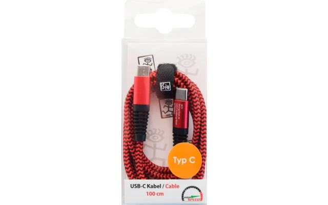 2GO USB Datenkabel Type-C 100 Cm Rot 3 2GO USB Datenkabel Type-C 100 Cm Rot