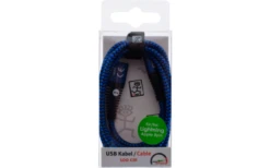 2Go USB Datenkabel Apple 8 Pin 1 Meter Blau