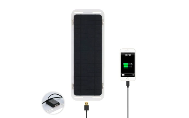 IWH Multifunktionale Solarpanel Powerbank Mit USB 12 V 5 Watt 3 IWH Multifunktionale Solarpanel Powerbank Mit USB 12 V 5 Watt