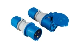 AS Schwabe CEE Verlängerung Camping-Verlängerungsleitungen Mit Powerlight Spannungsanzeige 230 V 1,5 M Orange