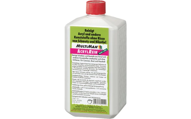 MultiMan AcrylRein 500 Reinigungsmittel 0,5 Liter 4 MultiMan AcrylRein 500 Reinigungsmittel 0,5 Liter – Bild 2